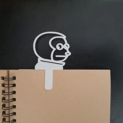 Kẹp sách meme chú khỉ nhìn đi chỗ khác - Monkey looking away Bookmark