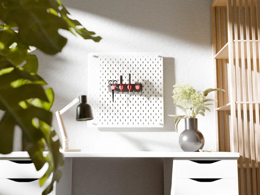Bộ Organizer Dụng Cụ Tùy Biến cho Pegboard IKEA Skadis - Image 2