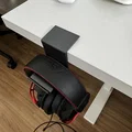 Giá treo tai nghe gắn cạnh bàn - Phụ kiện in 3D hữu ích cho góc làm việc - Thumbnail 3