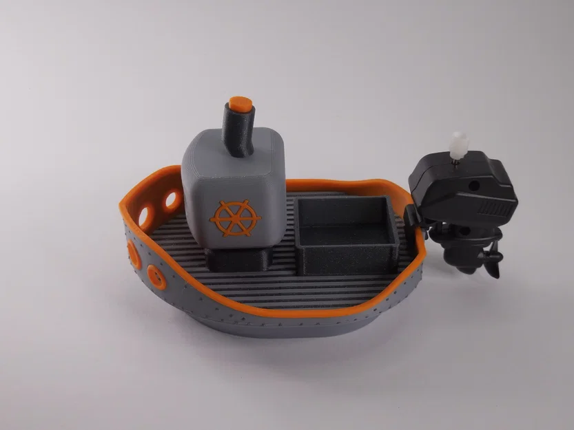 Fredi the little boat V2 – Thuyền đồ chơi nhỏ có thể bơi - Image 2