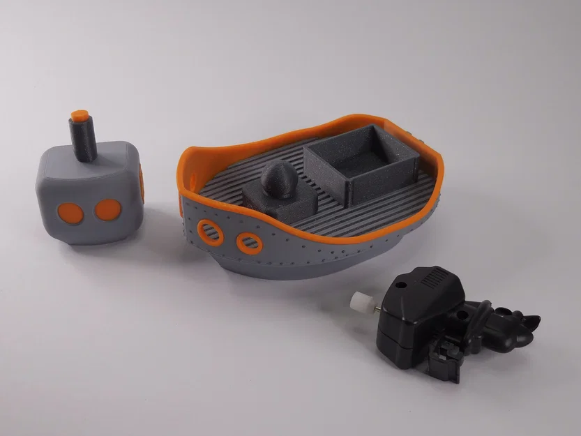 Fredi the little boat V2 – Thuyền đồ chơi nhỏ có thể bơi - Image 4