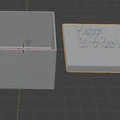 Mẫu Hộp Quà Sinh Nhật 3D (Birthday Box) Đẹp, Dễ In Cho Mọi Dịp - Thumbnail 2