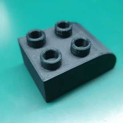 Mẫu gạch Lego Duplo vát cạnh in 3D đơn giản, chất lượng cao