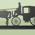 Mô hình trang trí xe ngựa cổ điển (Coachman) in 3D tinh tế - Thumbnail 2