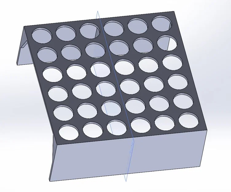 Kệ giữ 36 ống ly tâm 50ml (36x 50ml centrifuge tube holder rack) - Image 1