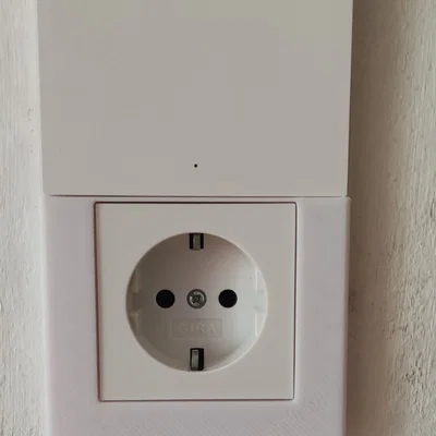Khung mặt che ổ cắm Gira 55 (phiên bản mỏng V2) in 3D