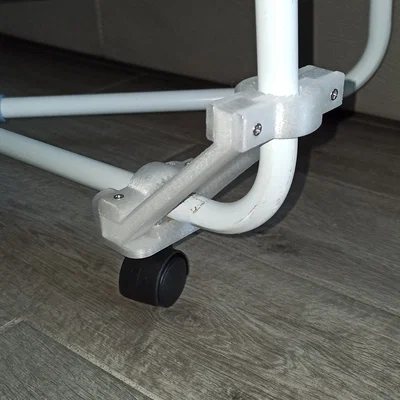 Adapter bánh xe Caster cho giá phơi đồ đứng (Vertical Rack)