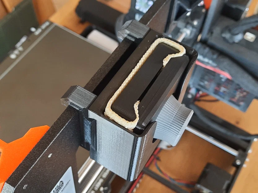 Giá đỡ khăn lau build plate gắn Z-Frame cho Prusa i3 MK3/S/S+/MK4 (có drying rails) - Image 1