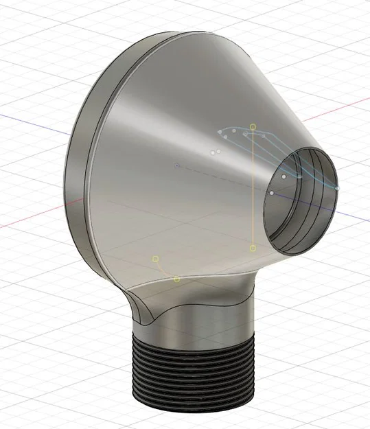 Đầu phun nước hồ bơi ren 1 1/2 inch kiểu quạt không cánh - Image 1