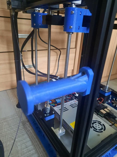 Giá treo cuộn nhựa 3D đơn giản gắn khung nhôm 20x20 - Image 1