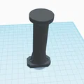 Giá treo cuộn nhựa 3D đơn giản gắn khung nhôm 20x20 - Thumbnail 2