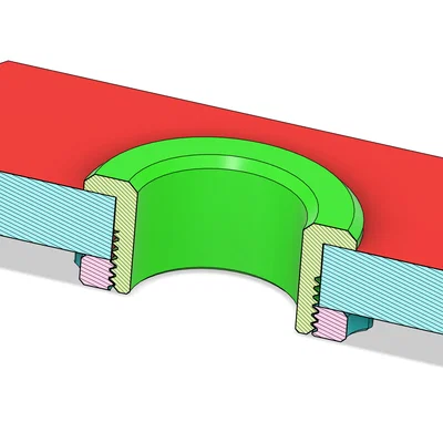 Marina Kabeldurchlass: Ø66 & Ø50mm cho tấm dày khoảng 20mm