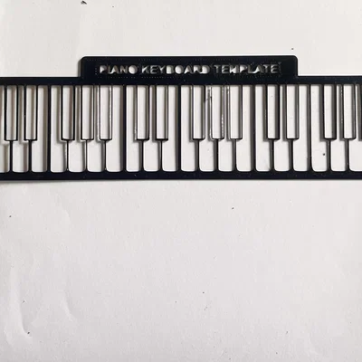 Mẫu Template Bàn Phím Piano (Piano Keyboard Template)
