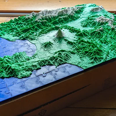 Mô hình xếp hình núi Phú Sĩ (Mount Fuji Puzzle)