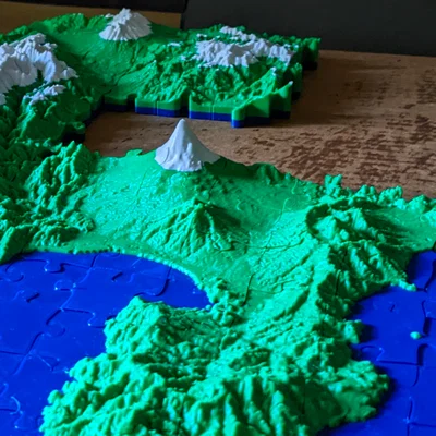 Mô hình xếp hình núi Phú Sĩ (Mount Fuji Puzzle)