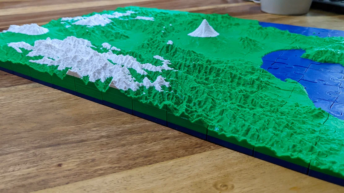 Mô hình xếp hình núi Phú Sĩ (Mount Fuji Puzzle) - Image 3