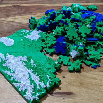 Mô hình xếp hình núi Phú Sĩ (Mount Fuji Puzzle)
