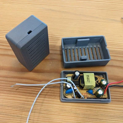 Vỏ hộp bảo vệ mô-đun nguồn 5V cho dự án DIY (Không cần ốc vít)