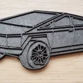 Mô hình in 3D Tesla Cybertruck: Móc khóa và vật trang trí cực chất - Thumbnail 1