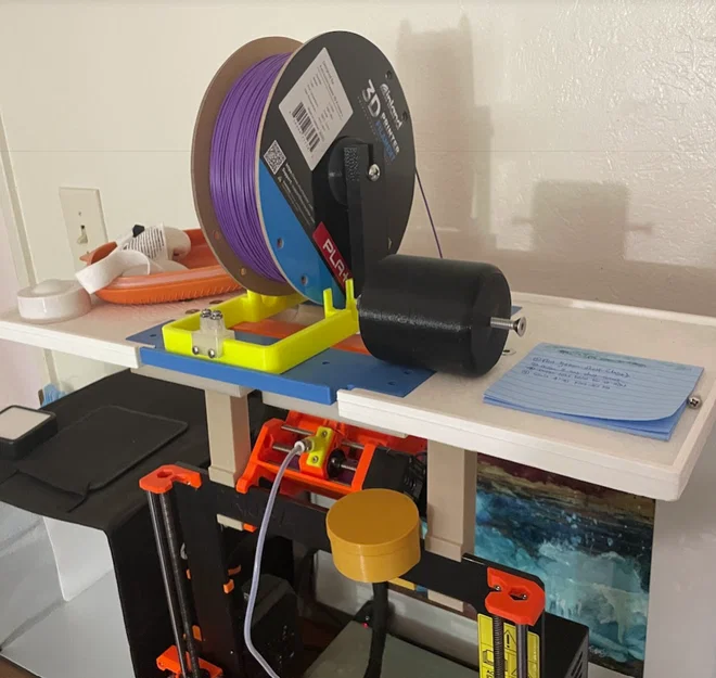 Kệ Lưu Trữ Spool Treo Phía Trên cho Prusa MK3S (Overhead Storage Shelf) - Image 1