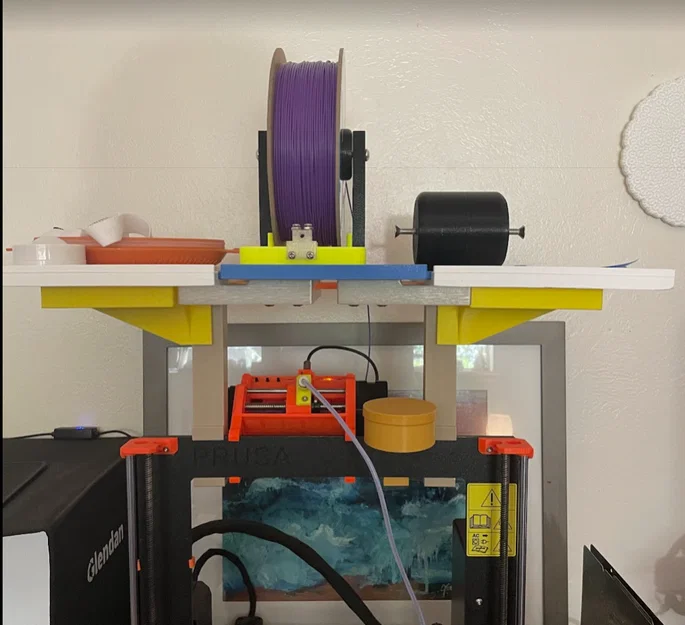 Kệ Lưu Trữ Spool Treo Phía Trên cho Prusa MK3S (Overhead Storage Shelf) - Image 2
