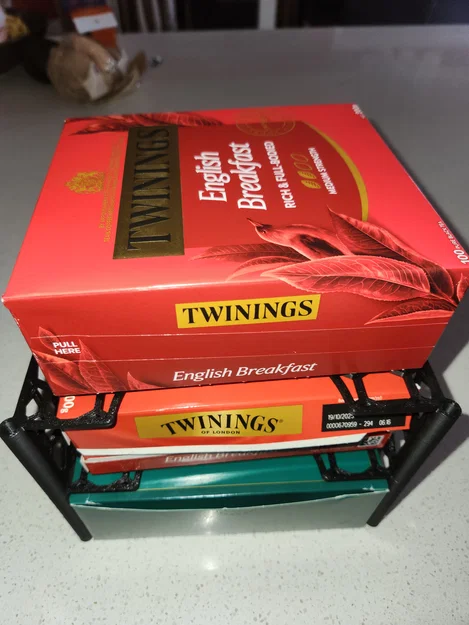 Kệ Modular Xếp Chồng Hộp Trà (Modular Shelf Tea Carton Stacker) - Image 2