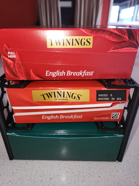 Kệ Modular Xếp Chồng Hộp Trà (Modular Shelf Tea Carton Stacker) - Image 3