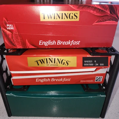 Kệ Modular Xếp Chồng Hộp Trà (Modular Shelf Tea Carton Stacker)
