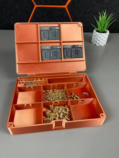 Hộp đựng ốc cấy Ruthex Box: Tổ chức linh kiện in 3D thông minh - Image 3
