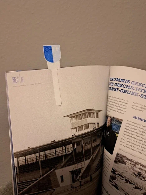 Thẻ đánh dấu trang sách (Bookmark) 1.FC Magdeburg in 3D độc đáo - Image 2