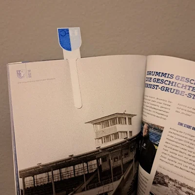 Thẻ đánh dấu trang sách (Bookmark) 1.FC Magdeburg in 3D độc đáo