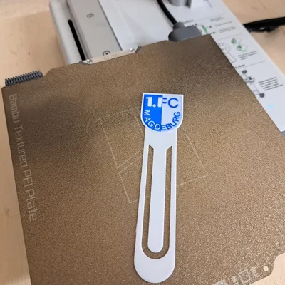 Thẻ đánh dấu trang sách (Bookmark) 1.FC Magdeburg in 3D độc đáo