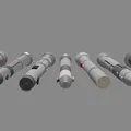 Bộ sưu tập 7 cán kiếm ánh sáng Inquisitor (Star Wars 3D Print) - Thumbnail 1