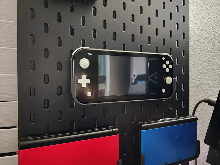 Giá đỡ Switch Lite gắn IKEA Skadis (Switch Lite Skadis Mount) - Image 1