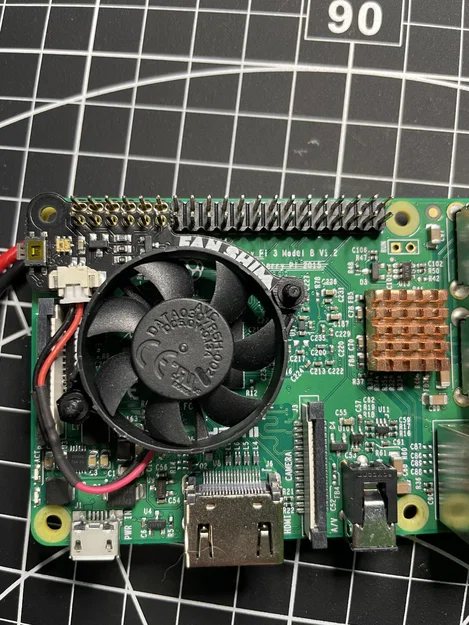 Nắp che LCD + màn hình cảm ứng Hyperpixel 4" - Image 9