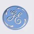 Mô hình logo General Electric (GE) 3D in trang trí cực đẹp - Thumbnail 1