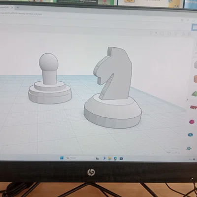 Bộ cờ vua thiết kế tối giản tự in 3D (Šachy)