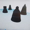 Bộ cờ vua thiết kế tối giản tự in 3D (Šachy) - Thumbnail 3