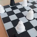 Bộ cờ vua thiết kế tối giản tự in 3D (Šachy) - Thumbnail 4