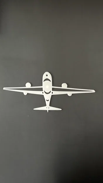 Mô hình trang trí tường hình máy bay Plane Wall Art #1 in 3D đẹp - Image 1