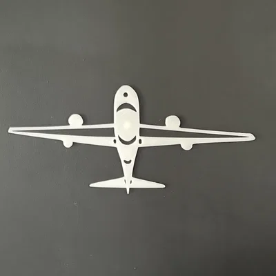 Mô hình trang trí tường hình máy bay Plane Wall Art #1 in 3D đẹp