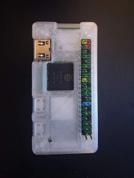 Vỏ hộp siêu mỏng không cần ốc vít cho Raspberry Pi Zero 2 W - Image 1