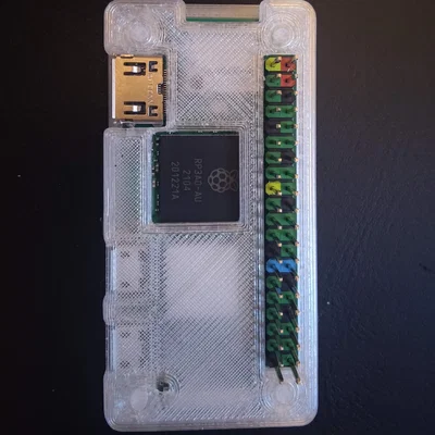 Vỏ hộp siêu mỏng không cần ốc vít cho Raspberry Pi Zero 2 W