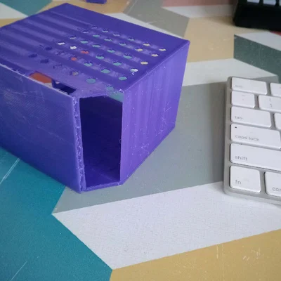 Vỏ case in 3D cho Raspberry Pi 5 hỗ trợ quạt tản nhiệt 40mm