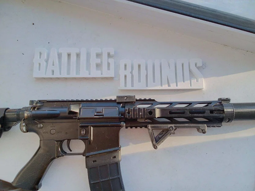 Tay cầm góc PUBG / Grip gắn cho AEG (rail 21mm) - Image 1