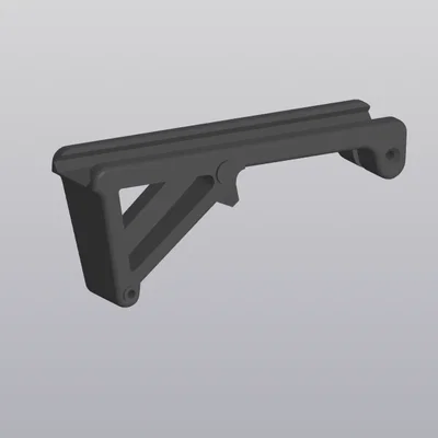 Tay cầm góc PUBG / Grip gắn cho AEG (rail 21mm)