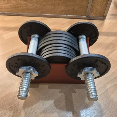 Kệ để bộ tạ Decathlon CORENGTH / Domyos Dumbbell Set