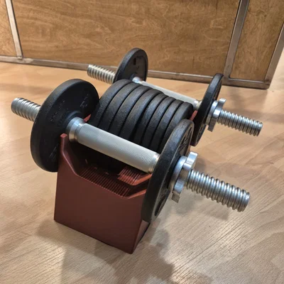 Kệ để bộ tạ Decathlon CORENGTH / Domyos Dumbbell Set