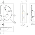 Giá treo gắn tường cho ống 25mm - Thumbnail 3