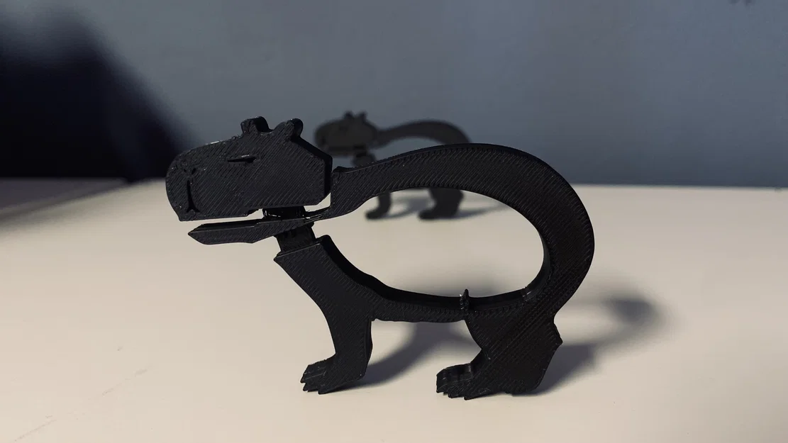 Kẹp miệng túi hình Capybara in 3D - Phụ kiện nhà bếp cực xinh - Image 1